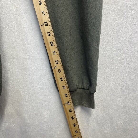 SPLENDID High-Rise Elastic Waist Joggers Pants Women Small Green Side Pockets - Picture 6 of 16